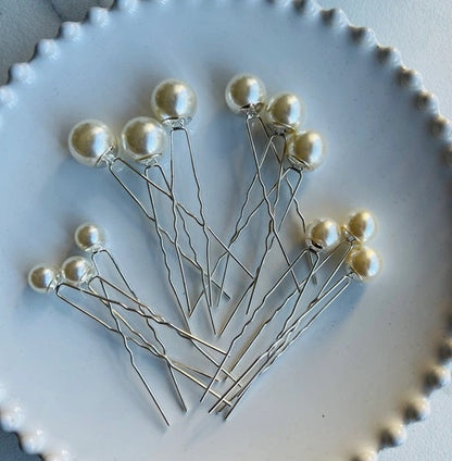 パールピン12本【結婚式 ヘアアクセサリー】