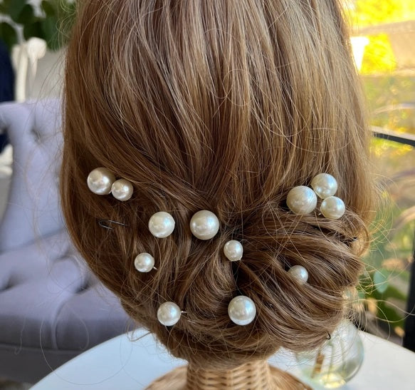 パールピン12本【結婚式 ヘアアクセサリー】
