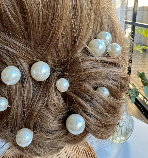 パールピン12本【結婚式　ヘアアクセサリー】