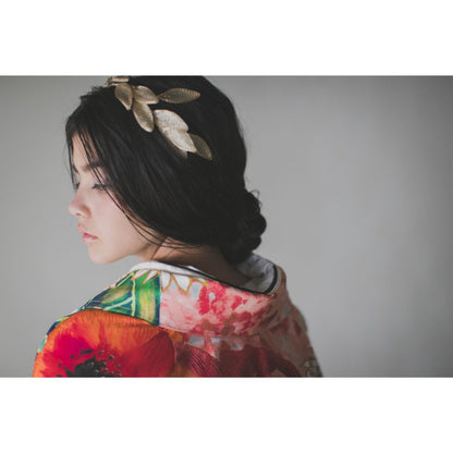 浅葱色大華友禅 【結婚式 和装 色打掛 レンタル】