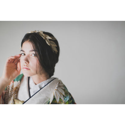 浅葱色大華友禅 【結婚式 和装 色打掛 レンタル】