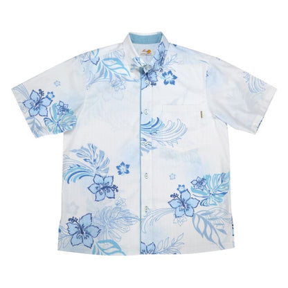 レンタルかりゆしウェア Men's ブリーズハイビ オフブルー 【結婚式 ブライズメイド アッシャー レンタル】