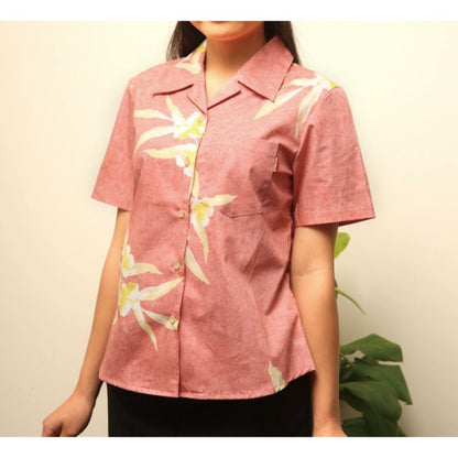 レンタルかりゆしウェア Ladies' ユニバースハイビ ピンク 【結婚式 ブライズメイド アッシャー レンタル】