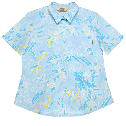 レンタルかりゆしウェア Ladies' ハートテールライン ライトブルー 【結婚式 ブライズメイド アッシャー レンタル】