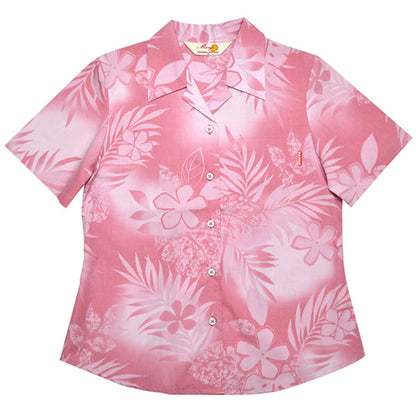 レンタルかりゆしウェア Ladies' シダプルメリア ピンク 【結婚式 ブライズメイド アッシャー レンタル】