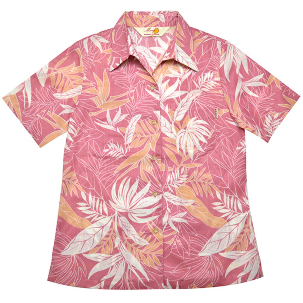 レンタルかりゆしウェア Ladies' シダストレーチア総柄 ピンク 【結婚式 ブライズメイド アッシャー レンタル】