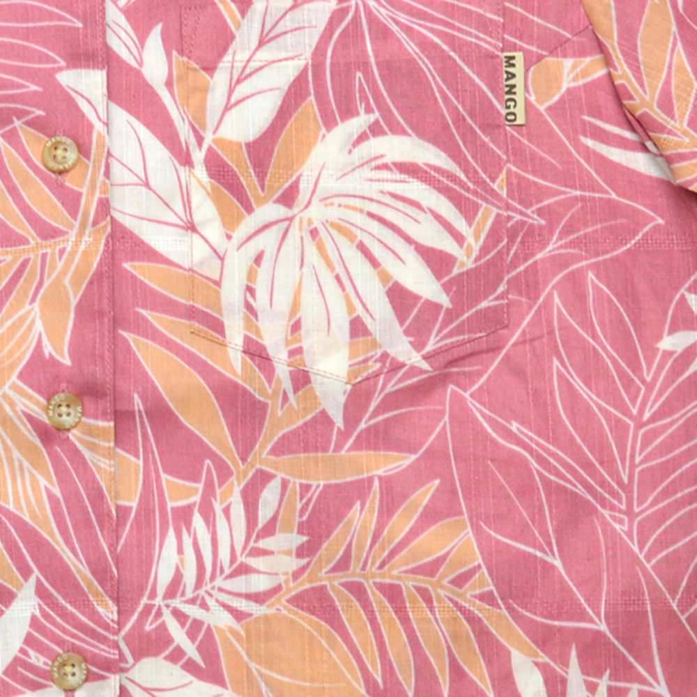 レンタルかりゆしウェア Ladies' シダストレーチア総柄 ピンク 【結婚式 ブライズメイド アッシャー レンタル】