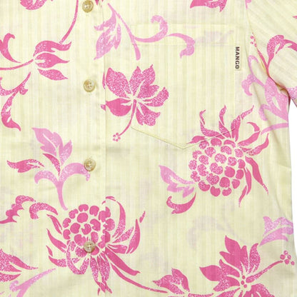 レンタルかりゆしウェア Ladies' トライバルアダンハイビ オフピンク 【結婚式 ブライズメイド アッシャー レンタル】