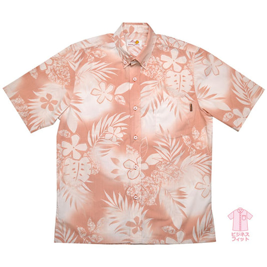 レンタルかりゆしウェア Men's シダプルメリア オレンジ 【結婚式 ブライズメイド アッシャー レンタル】