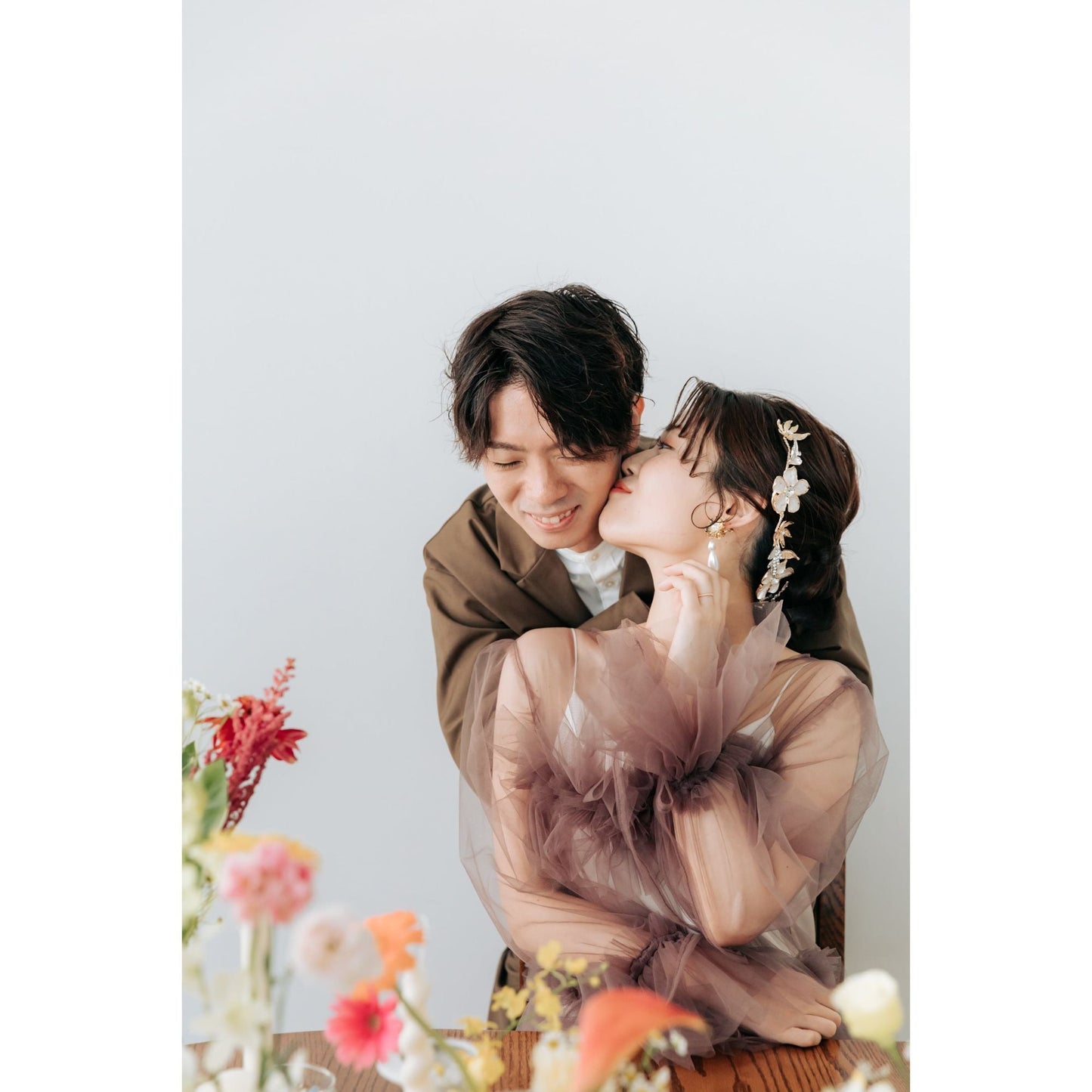 【ヘッドドレス】Silas flower ヘッドドレス ウェディング ブライダルアクセサリー [ AM-106 ]【結婚式 ヘアアクセサリー】