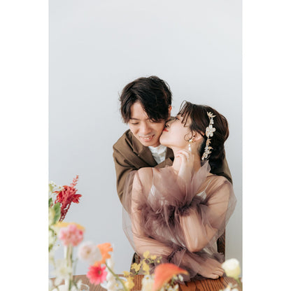 【ヘッドドレス】Silas flower ヘッドドレス ウェディング ブライダルアクセサリー [ AM-106 ]【結婚式 ヘアアクセサリー】