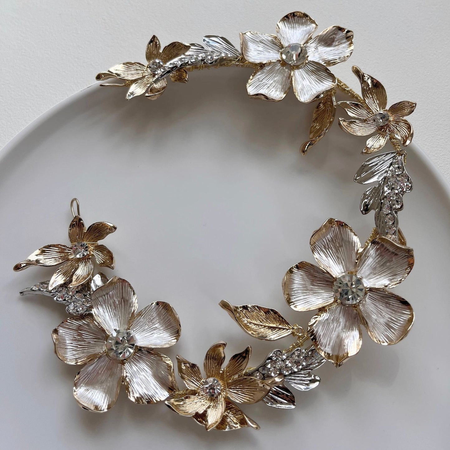 【ヘッドドレス】Silas flower ヘッドドレス ウェディング ブライダルアクセサリー [ AM-106 ]【結婚式 ヘアアクセサリー】