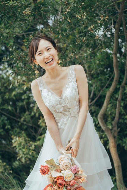 【イヤリング】cocone ウェディング ブライダルアクセサリー イヤリング【結婚式　イヤリング】