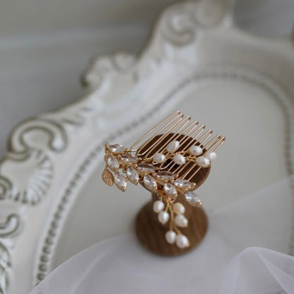 【ヘッドドレス】Louis leaf 5点セット ヘッドドレス ウェディング ブライダルアクセサリー [ AM-116 ]【結婚式 ヘアアクセサリー】