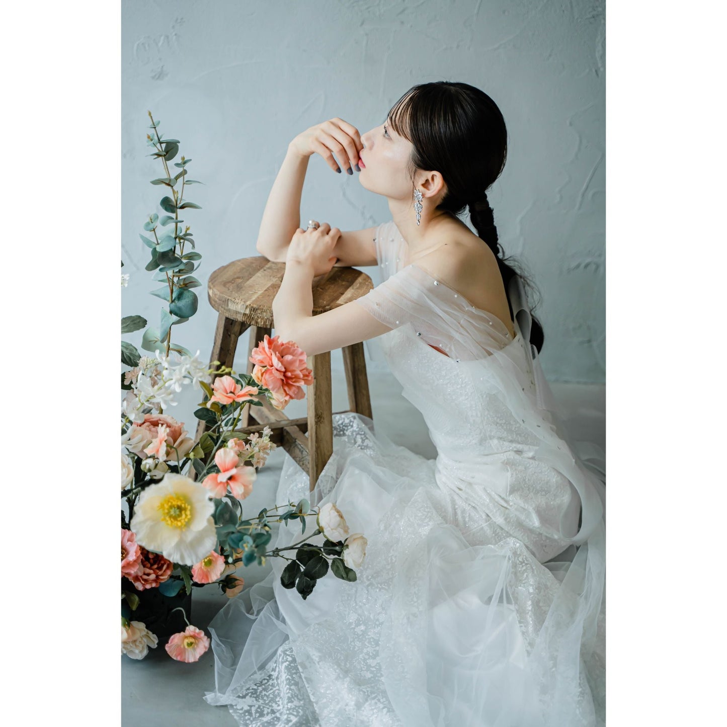 【ピアス・イヤリング】Michelle ウェディング ブライダルアクセサリー ピアス / イヤリング [ AM-118 ]【結婚式 ピアス イヤリング】