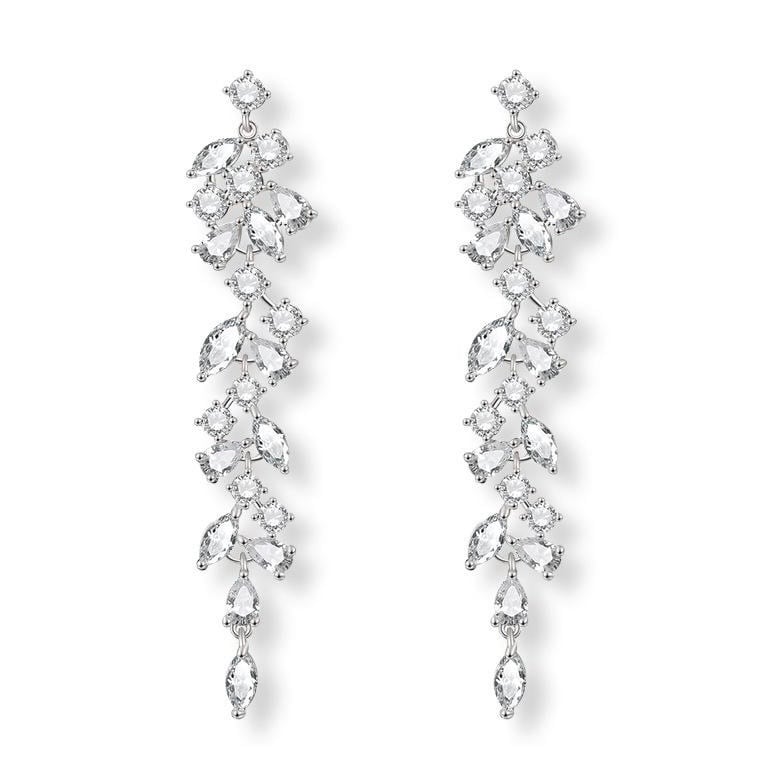 【ピアス・イヤリング】Matilda drop ウェディング ブライダルアクセサリー ピアス / イヤリング [ AM-123 ]【結婚式 ピアス イヤリング】