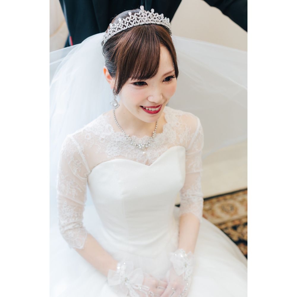 Florence drop ウェディング ブライダルアクセサリー イヤリング [ AM-128 ]【結婚式 ピアス イヤリング】