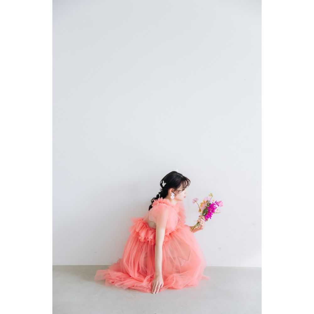 Evelyn flower ウェディング ブライダルアクセサリー ピアス/ イヤリング [ AM-135 ]【結婚式 ピアス イヤリング】