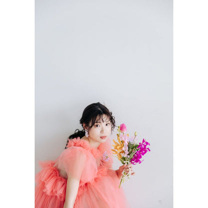 Evelyn flower ウェディング ブライダルアクセサリー ピアス/ イヤリング [ AM-135 ]【結婚式 ピアス イヤリング】