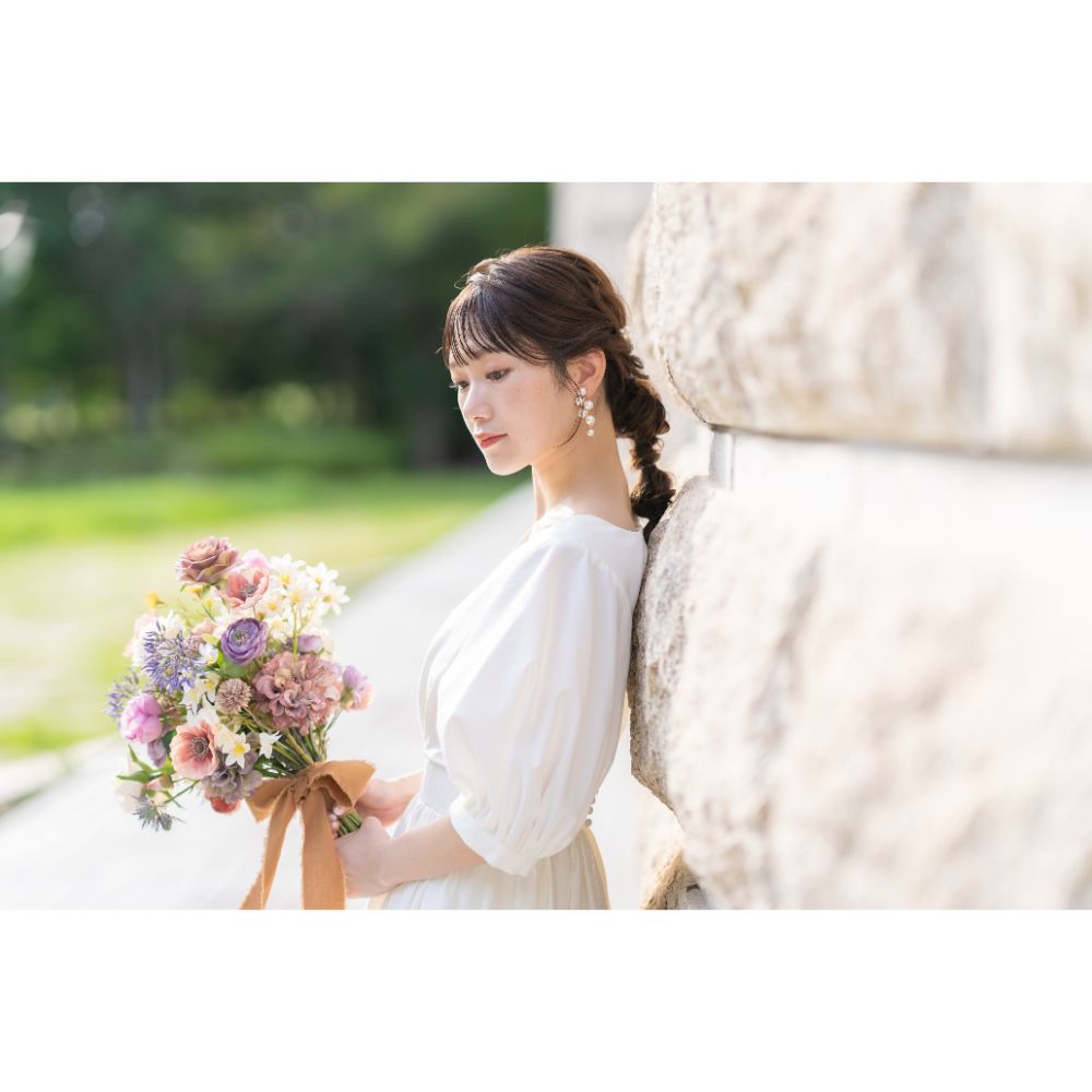 Audrey perl ブライダルアクセサリー ピアス / イヤリング ウェディング[ AM-144 ]【結婚式 ピアス イヤリング】