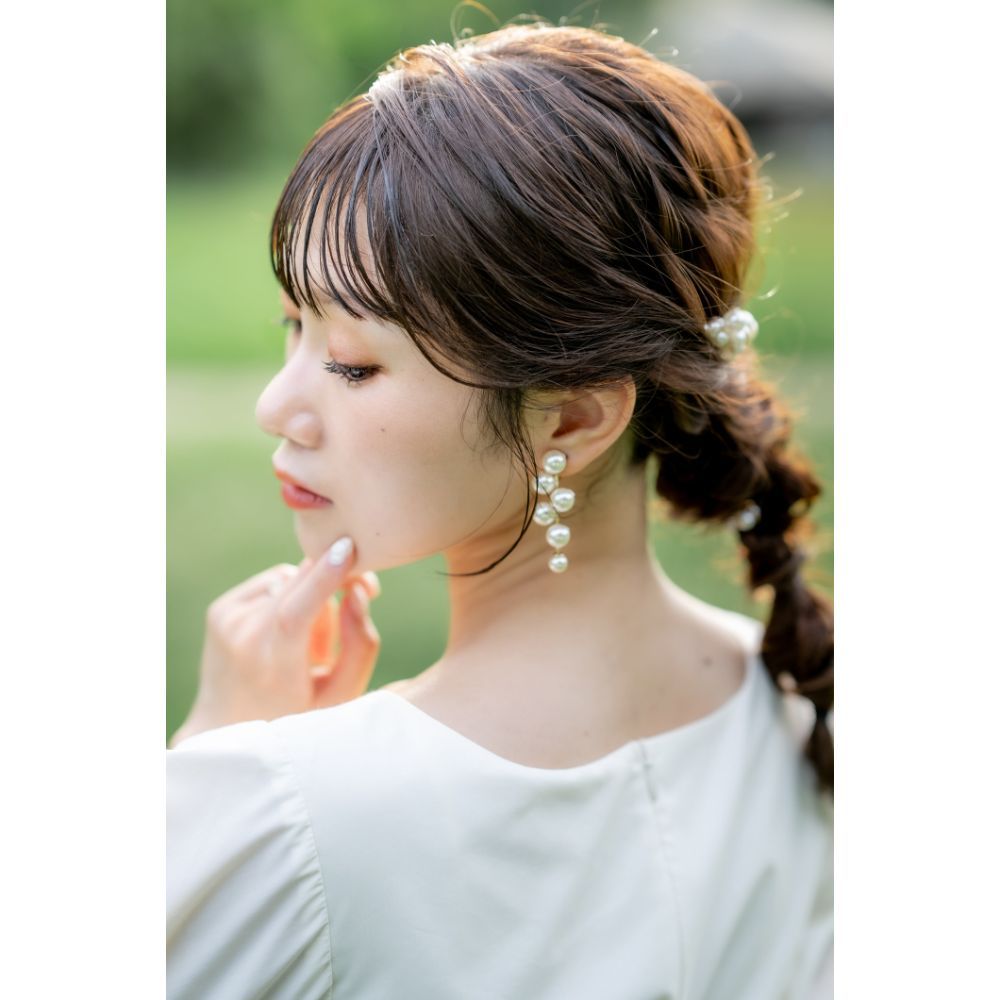 Audrey perl ブライダルアクセサリー ピアス / イヤリング ウェディング[ AM-144 ]【結婚式 ピアス イヤリング】