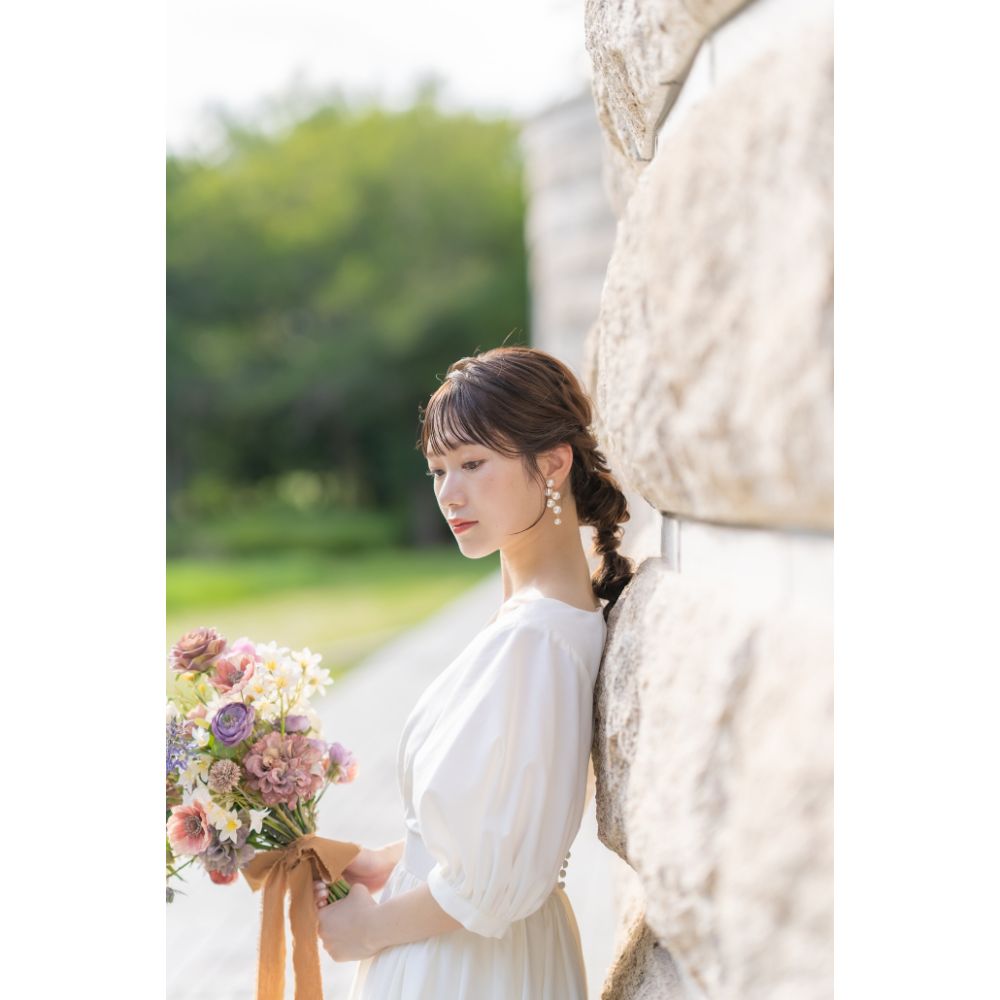 Audrey perl ブライダルアクセサリー ピアス / イヤリング ウェディング[ AM-144 ]【結婚式 ピアス イヤリング】