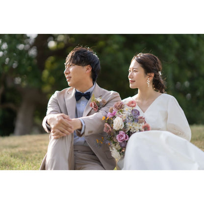 Audrey perl ブライダルアクセサリー ピアス / イヤリング ウェディング[ AM-144 ]【結婚式 ピアス イヤリング】