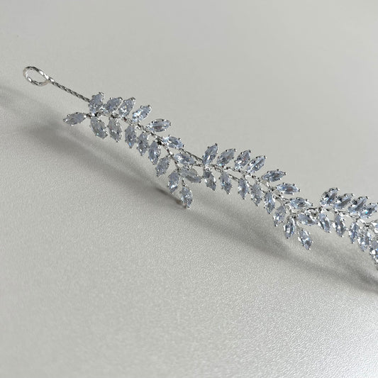 【ヘッドドレス】Serenity leaf ブライダルアクセサリー ウェディング ヘッドドレス [ AM-146 ]【結婚式 ヘアアクセサリー】