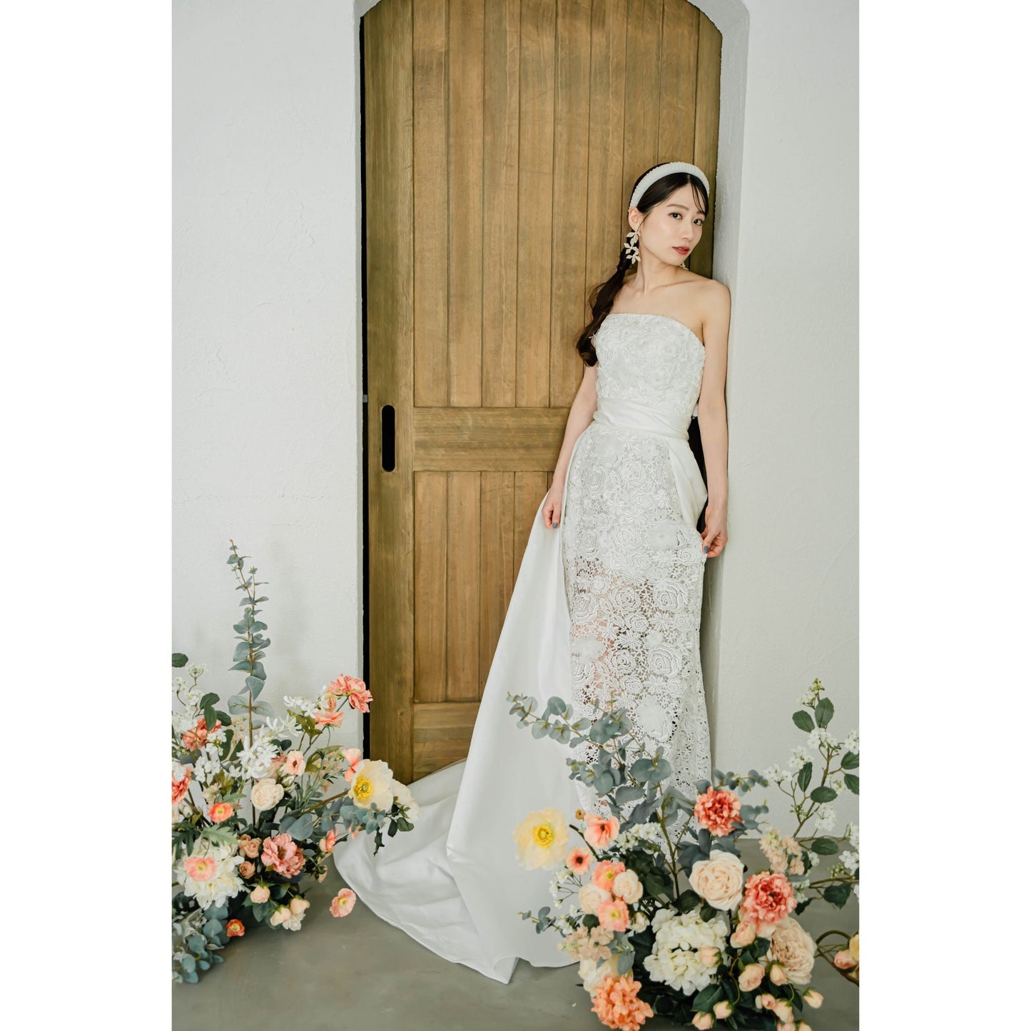 【ヘッドドレス】Charlotte ブライダルアクセサリー ウェディング ヘッドドレス カチューシャ [ AM-147 ]【結婚式 ヘアアクセサリー】