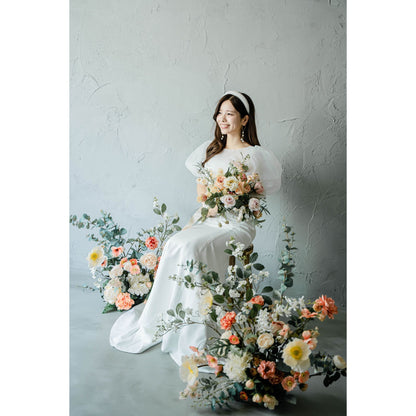 【ヘッドドレス】Charlotte ブライダルアクセサリー ウェディング ヘッドドレス カチューシャ [ AM-147 ]【結婚式 ヘアアクセサリー】