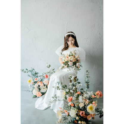 【ヘッドドレス】Charlotte ブライダルアクセサリー ウェディング ヘッドドレス カチューシャ [ AM-147 ]【結婚式 ヘアアクセサリー】