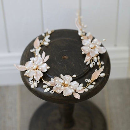 Avery flower ブライダルアクセサリー ヘッドドレス ウェディング [ AM-151 ]【結婚式 ヘアアクセサリー】