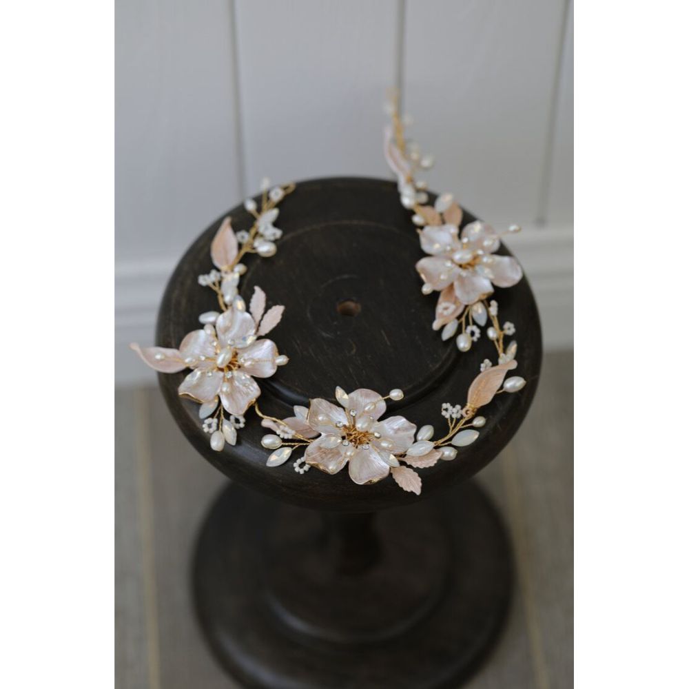 Avery flower ブライダルアクセサリー ヘッドドレス ウェディング [ AM-151 ]【結婚式 ヘアアクセサリー】