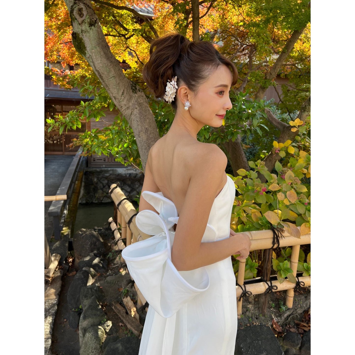 【ヘッドドレス】Sarah flower ブライダルアクセサリー ヘッドドレス [ AM-153 ]【結婚式 ヘアアクセサリー】