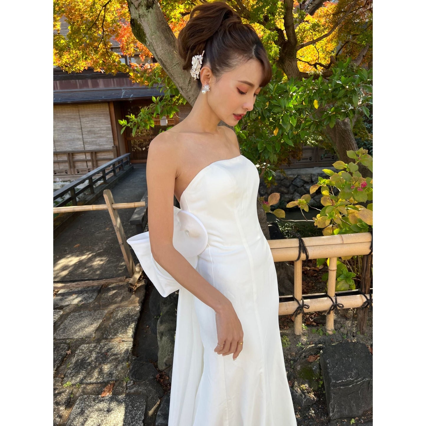 【ヘッドドレス】Sarah flower ブライダルアクセサリー ヘッドドレス [ AM-153 ]【結婚式 ヘアアクセサリー】