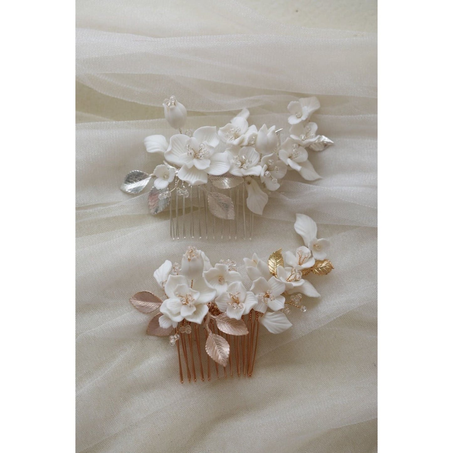 【ヘッドドレス】Sarah flower ブライダルアクセサリー ヘッドドレス [ AM-153 ]【結婚式 ヘアアクセサリー】