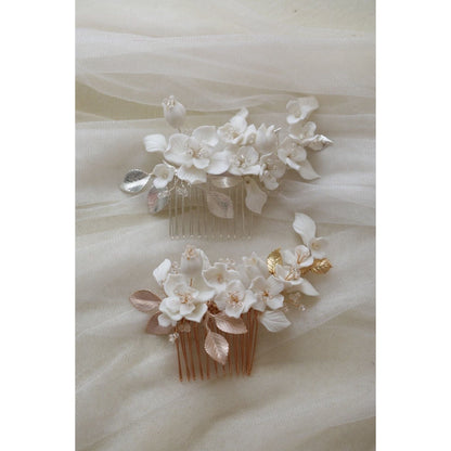 【ヘッドドレス】Sarah flower ブライダルアクセサリー ヘッドドレス [ AM-153 ]【結婚式 ヘアアクセサリー】