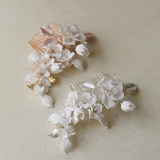 【ヘッドドレス】Sarah flower ブライダルアクセサリー ヘッドドレス [ AM-153 ]【結婚式 ヘアアクセサリー】