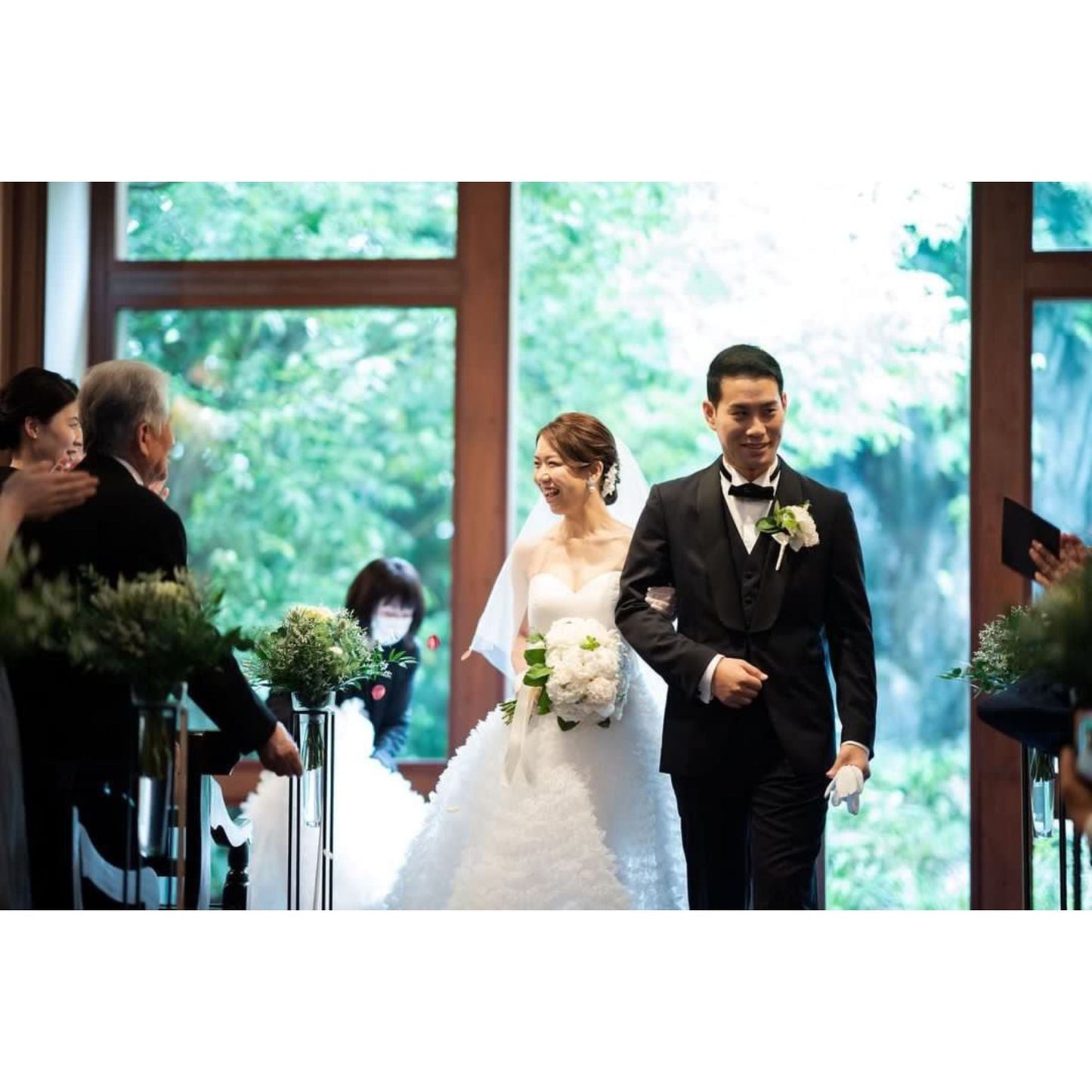 【ヘッドドレス】Sarah flower ブライダルアクセサリー ヘッドドレス [ AM-153 ]【結婚式 ヘアアクセサリー】