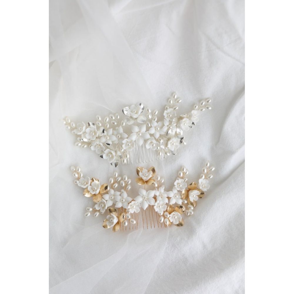 ヘッドドレス ブライダルアクセサリー ウェディング [ AM-159 ]【結婚式 ヘアアクセサリー】