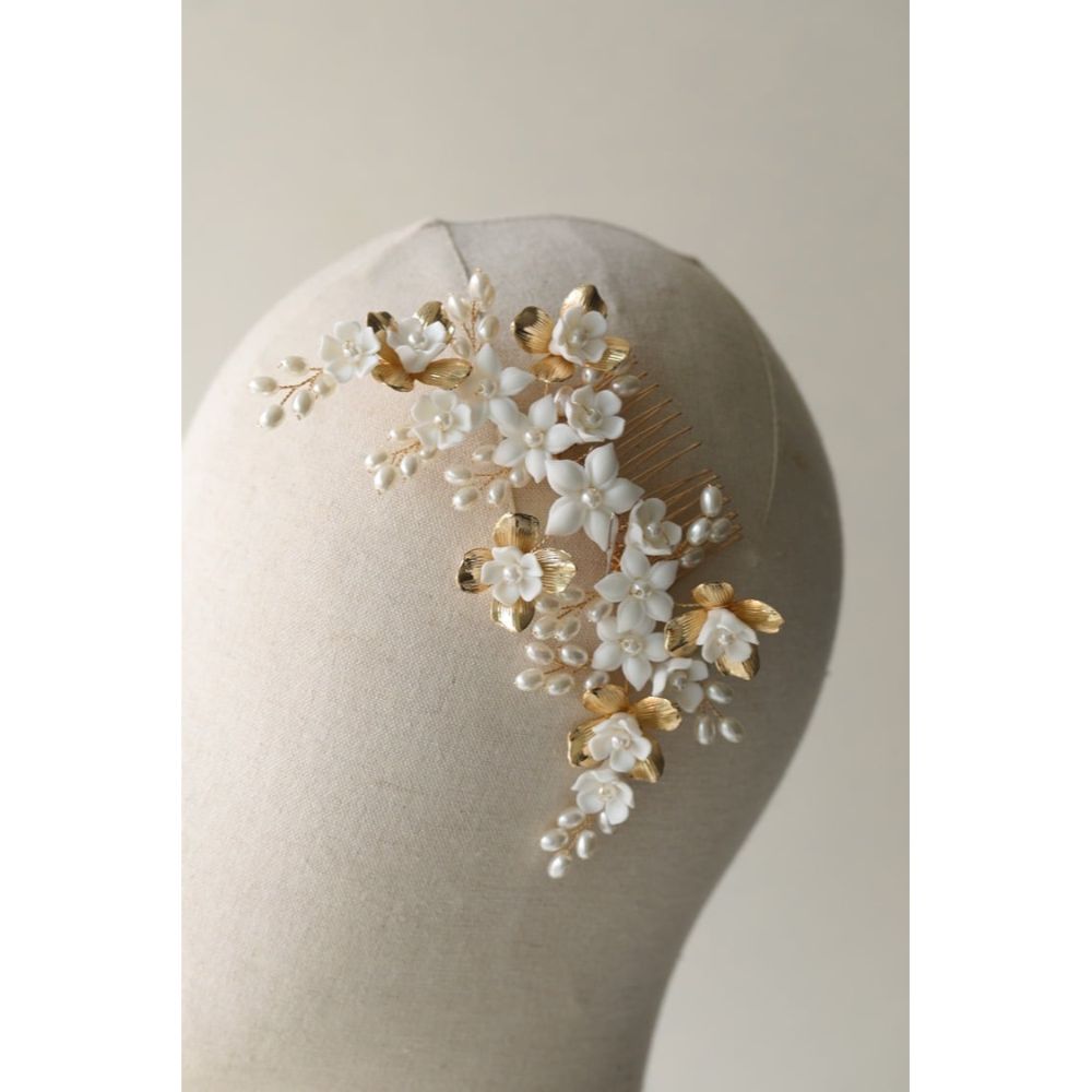 ヘッドドレス ブライダルアクセサリー ウェディング [ AM-159 ]【結婚式 ヘアアクセサリー】