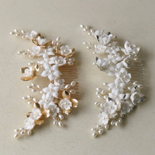 ヘッドドレス ブライダルアクセサリー ウェディング [ AM-159 ]【結婚式 ヘアアクセサリー】