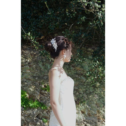 ヘッドドレス ブライダルアクセサリー ウェディング [ AM-159 ]【結婚式 ヘアアクセサリー】