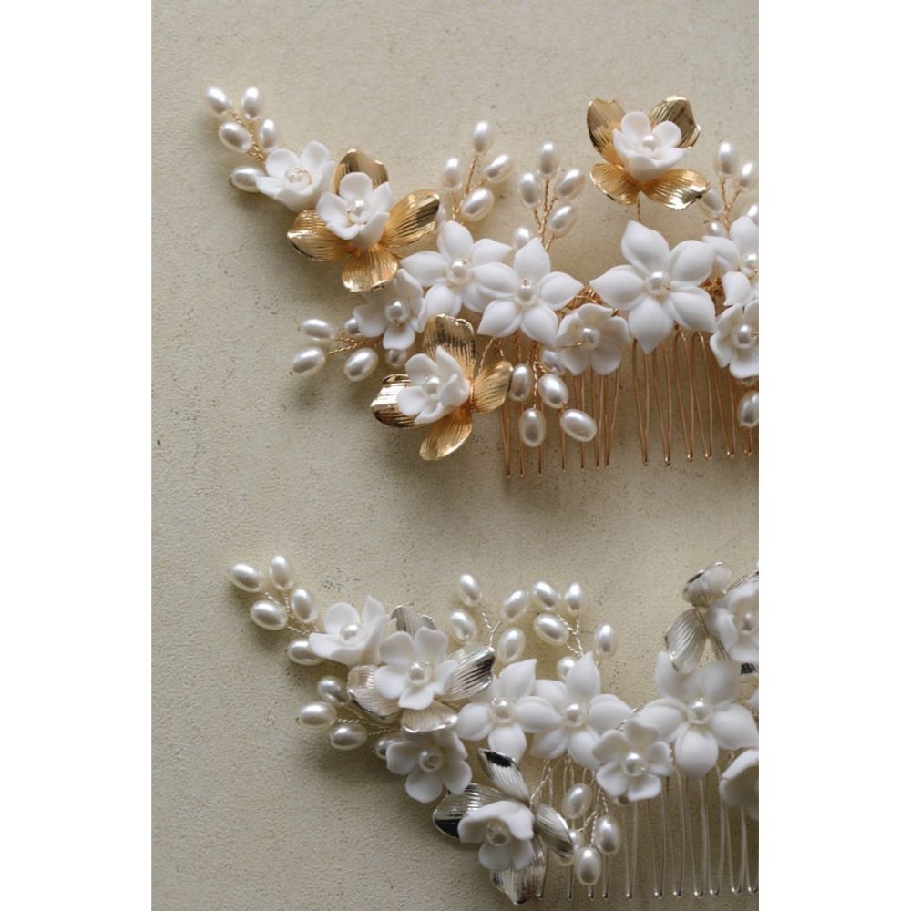 ヘッドドレス ブライダルアクセサリー ウェディング [ AM-159 ]【結婚式 ヘアアクセサリー】