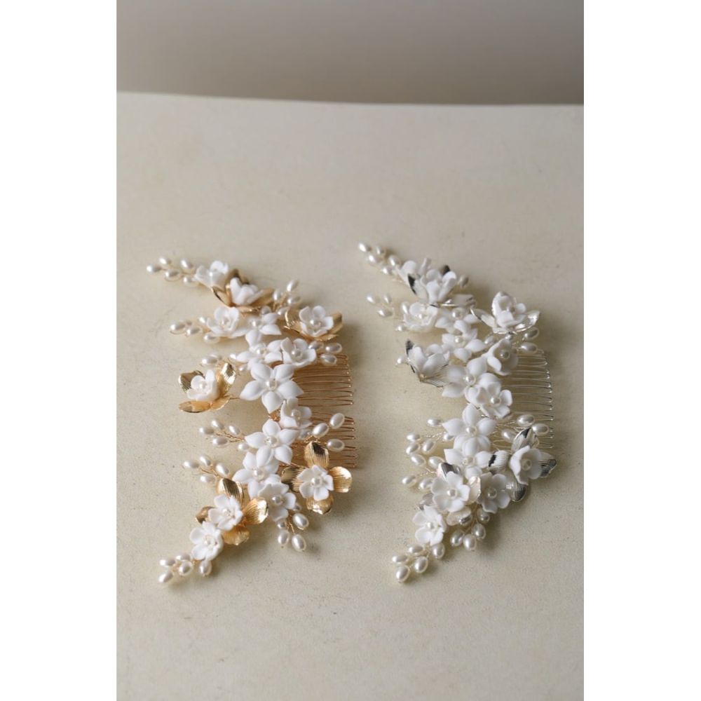 ヘッドドレス ブライダルアクセサリー ウェディング [ AM-159 ]【結婚式 ヘアアクセサリー】