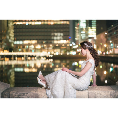 【ピアス・イヤリング】ブライダルアクセサリー ウェディング ピアス / イヤリング [ AM-163 ]【結婚式 ピアス イヤリング】