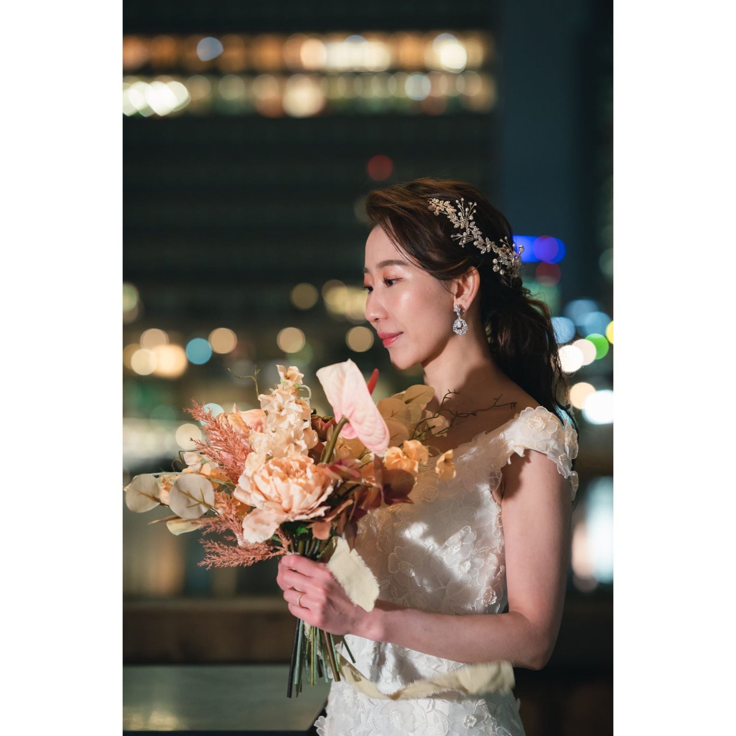 【ピアス・イヤリング】ブライダルアクセサリー ウェディング ピアス / イヤリング [ AM-163 ]【結婚式 ピアス イヤリング】