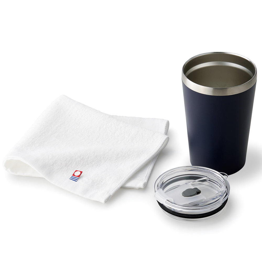 AMIi HOME カップインタンブラー(NV)&タオル