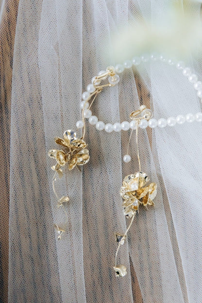 cocone ウェディング ブライダルアクセサリー イヤリング [ AM-174 ]【結婚式 ピアス イヤリング】