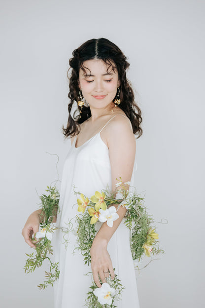 cocone ウェディング ブライダルアクセサリー イヤリング [ AM-174 ]【結婚式 ピアス イヤリング】